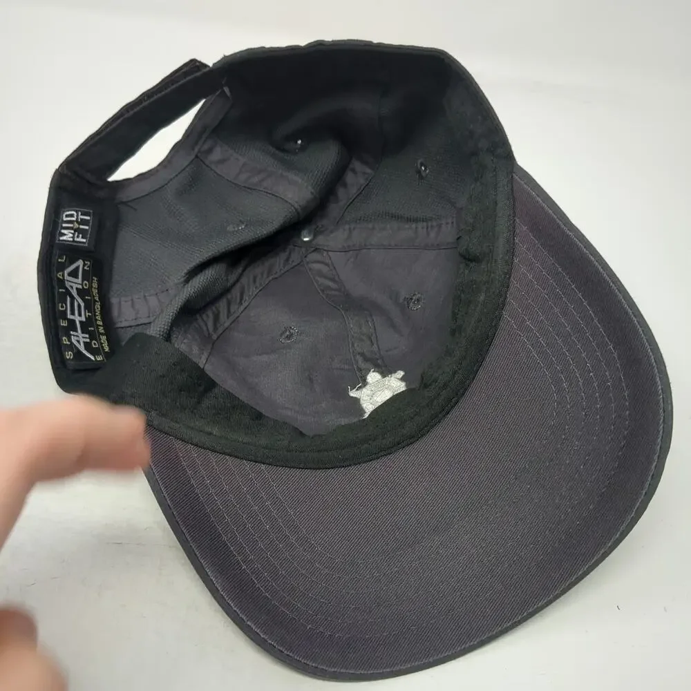Ahead Baseball Cap Gray One Size Performance Turtle 1918 Golf Strapback Hat